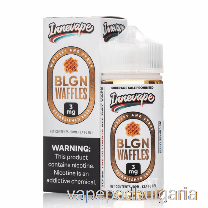 Vape Bulgaria Blgn Waffles - Innevape E-liquids - 100ml 3mg